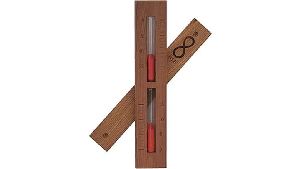 15 minute cedar sand timer