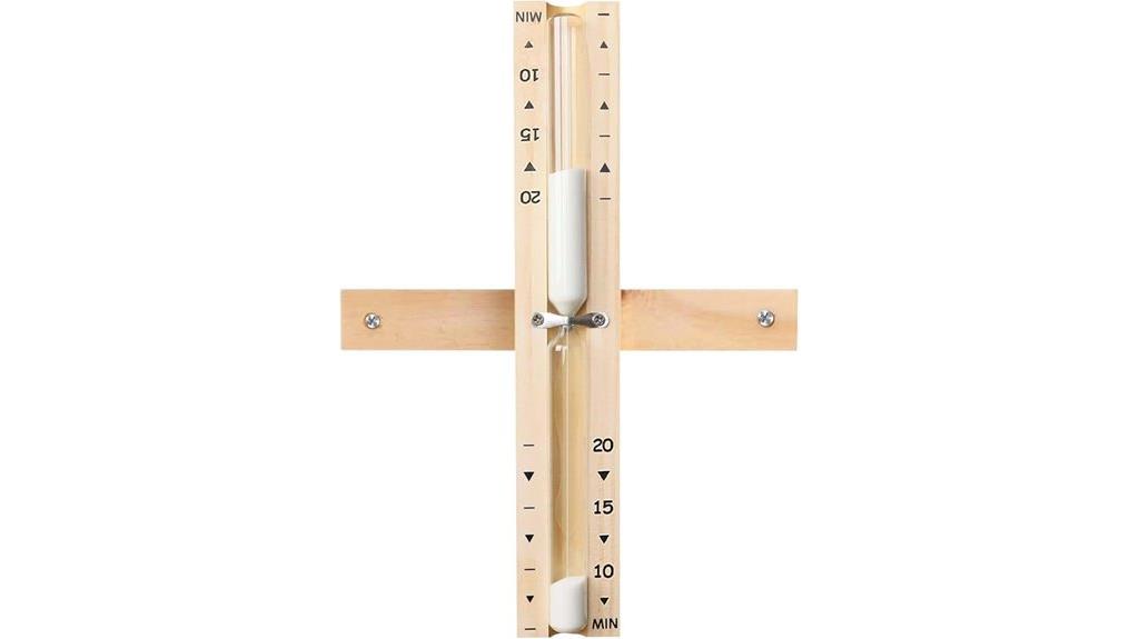 20 minute white sand timer