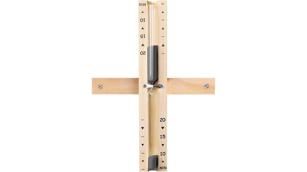 20 minute wooden sand timer