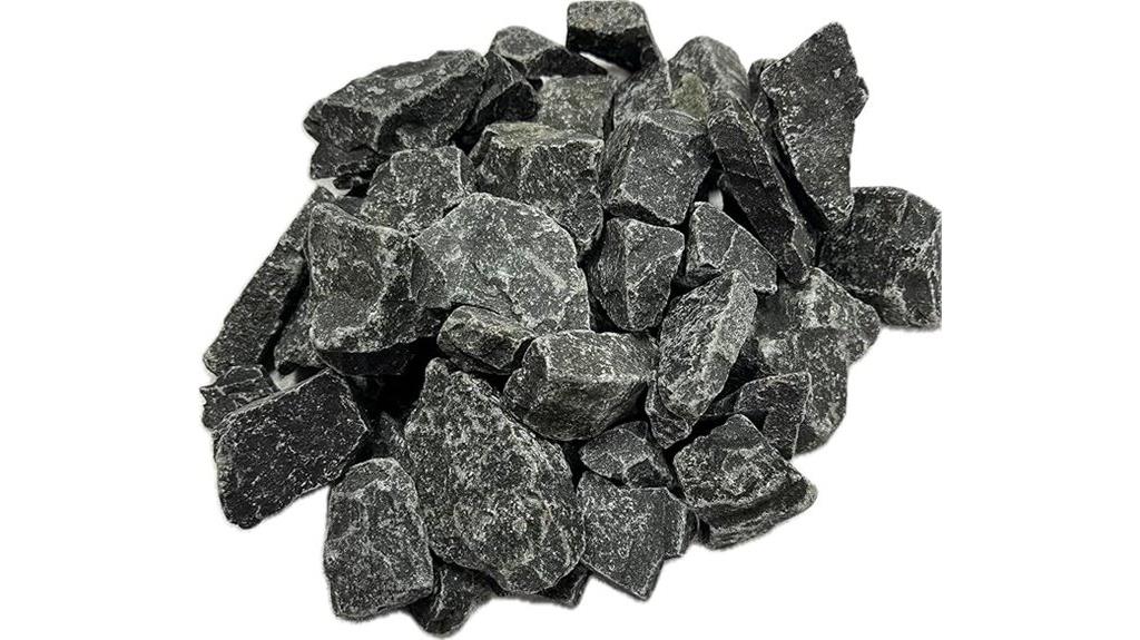 35 lb basalt sauna rocks
