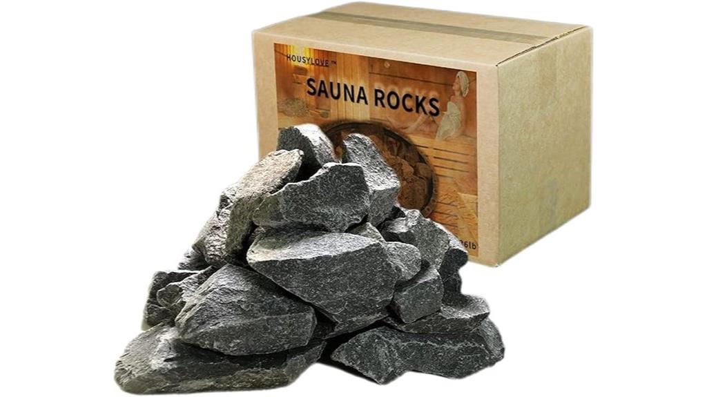 36 lb lava sauna rocks