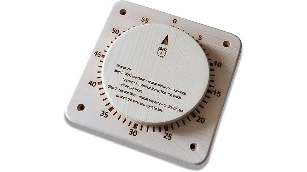 55 minute mechanical timer