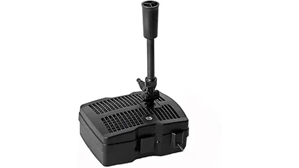 660gph submersible fountain pump