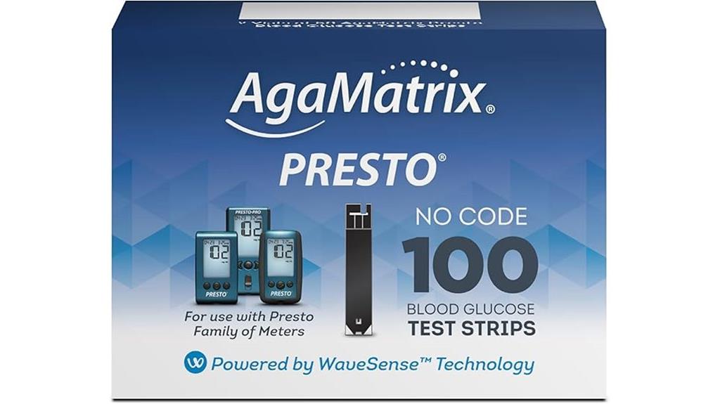 agamatrix presto test strips
