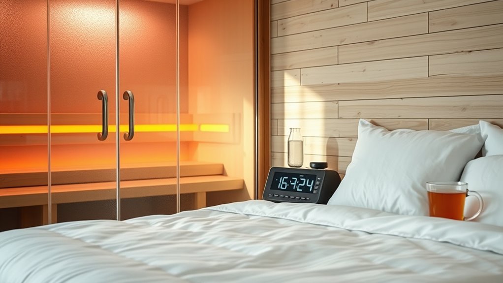 align sleep and sauna timing