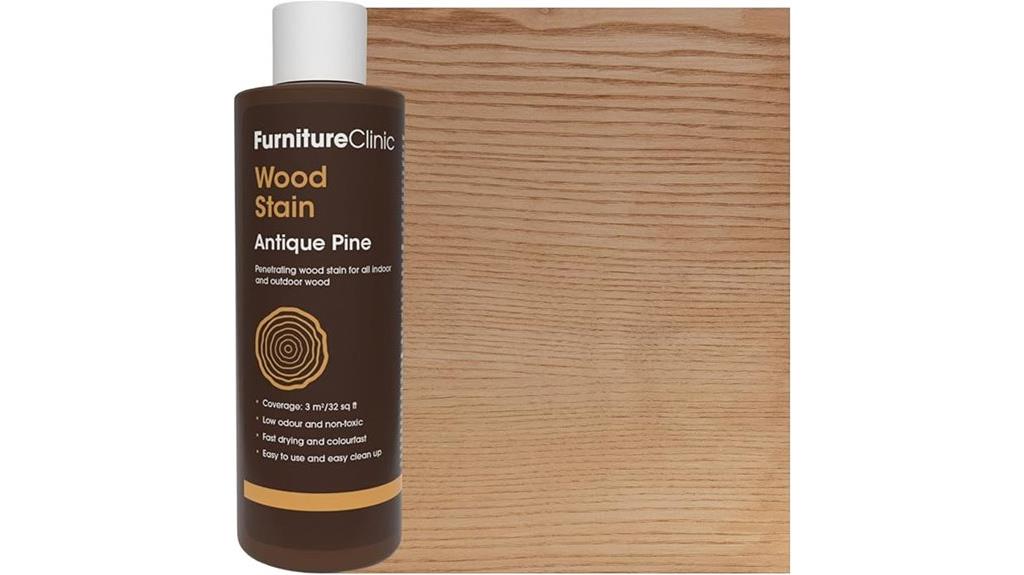 antique pine wood stain