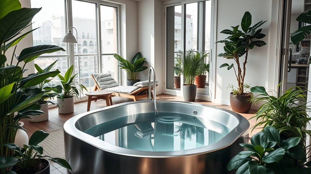 apartment friendly cold plunge considerations