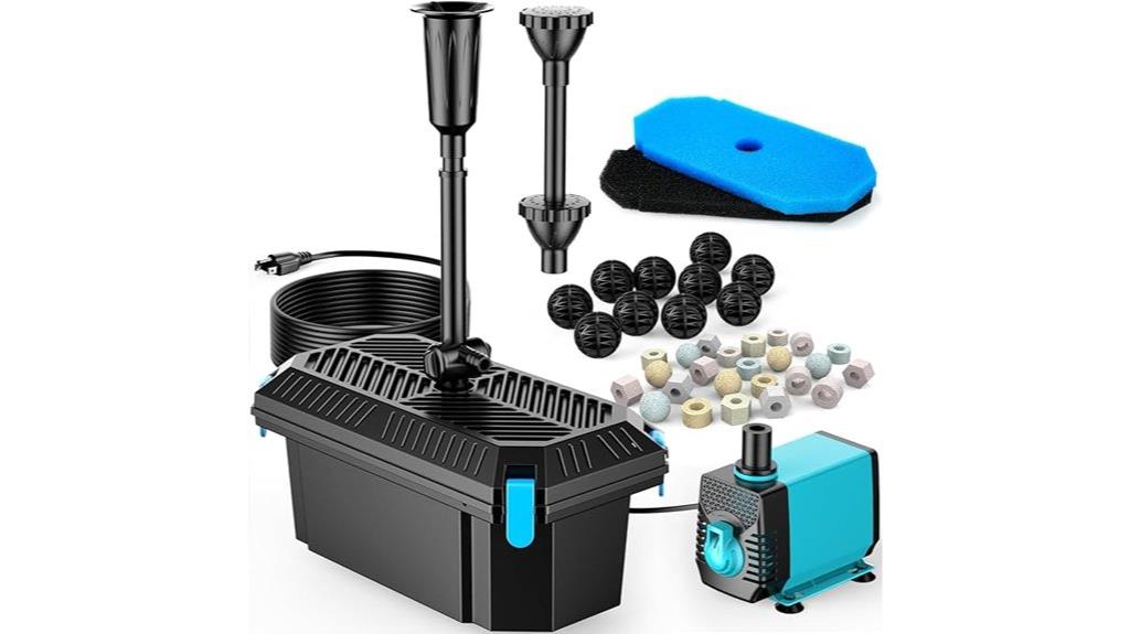 aquarium pond fountain kit