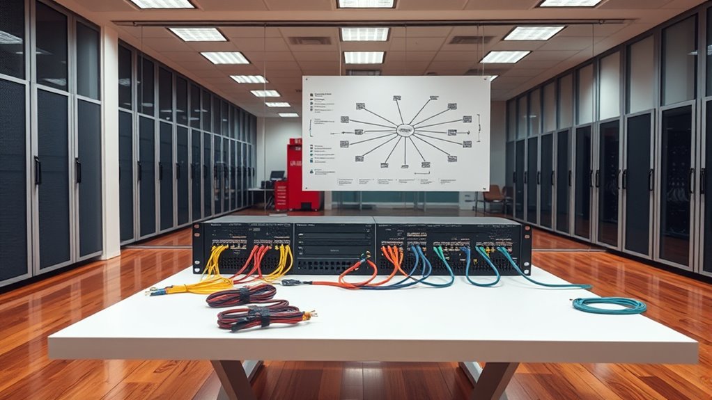 assess network layout and interference