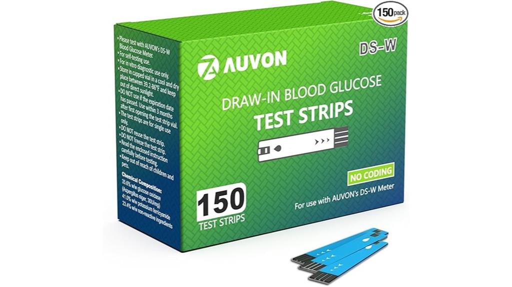 auvon 150 test strips