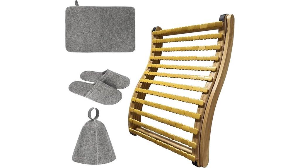 bamboo sauna backrest