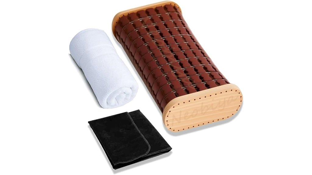 bamboo sauna headrest pillow