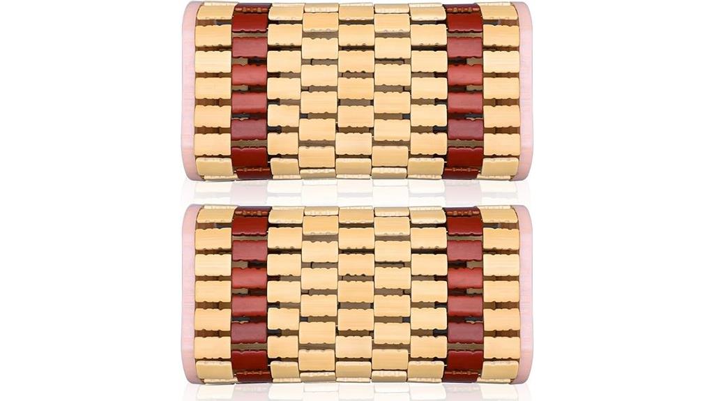 bamboo sauna headrest set