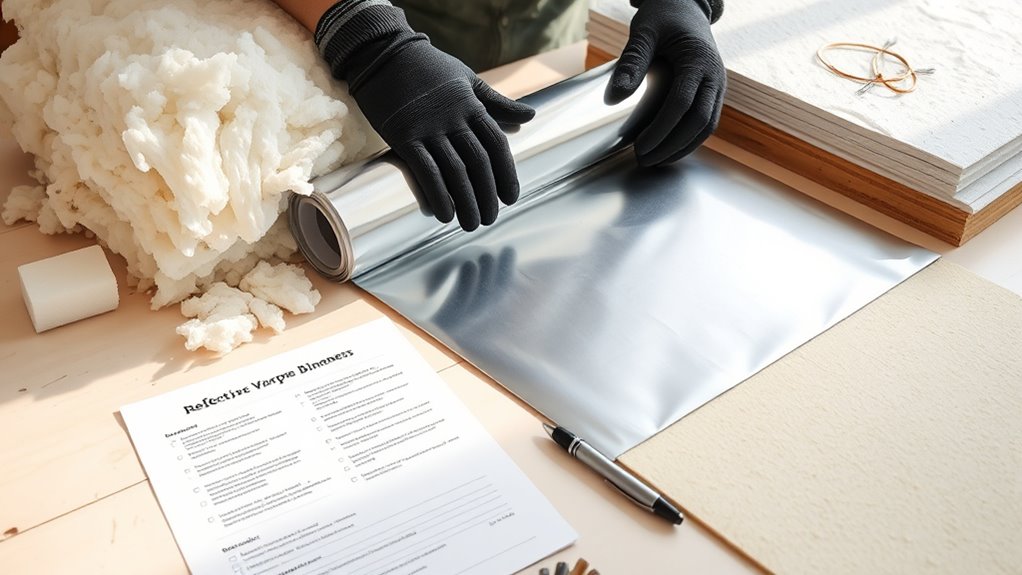 beginner insulation and vapor barrier checklist