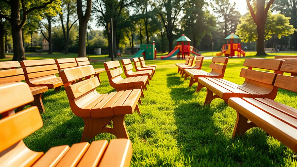 bench setup and spacing