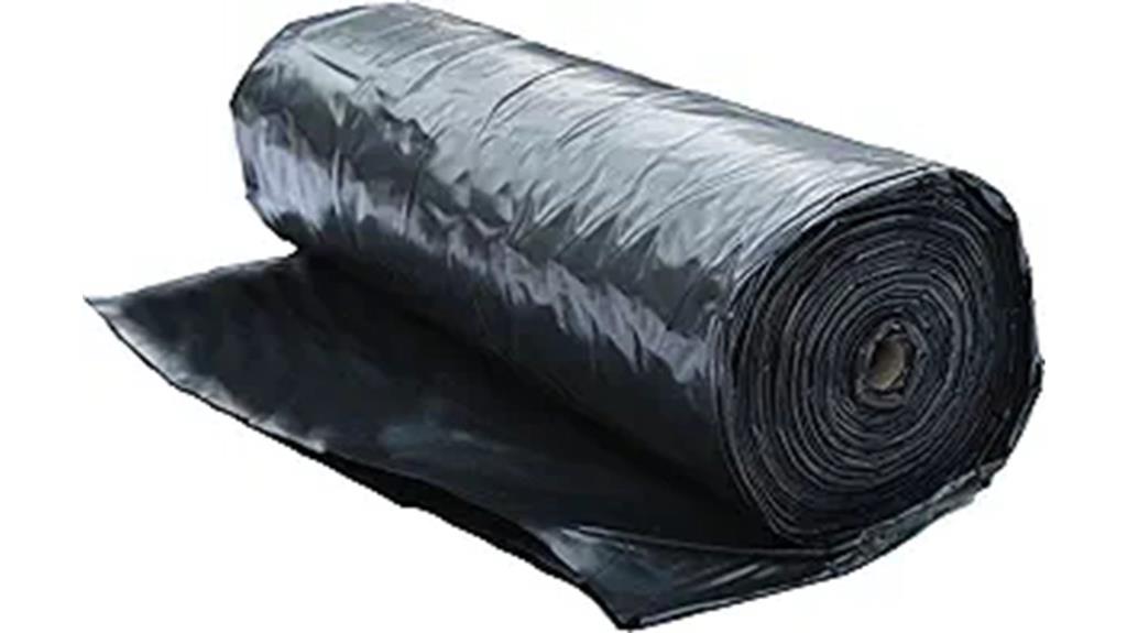 black plastic sheeting