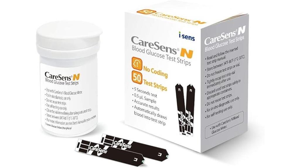blood glucose test strips