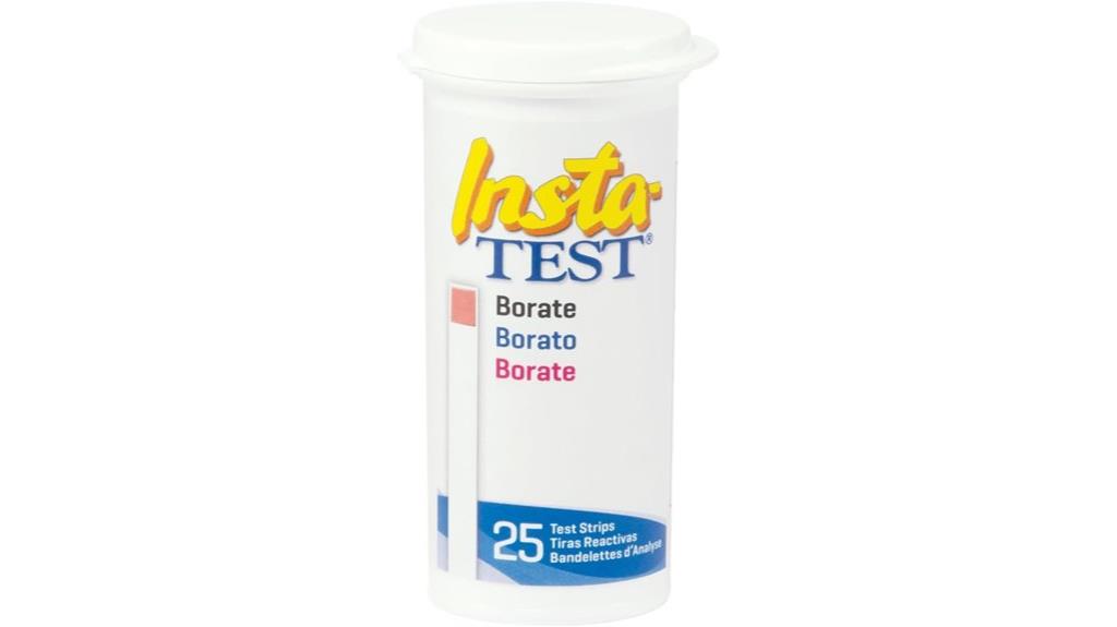 borate test strips pack