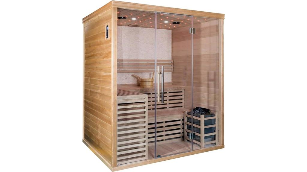 canadian hemlock sauna