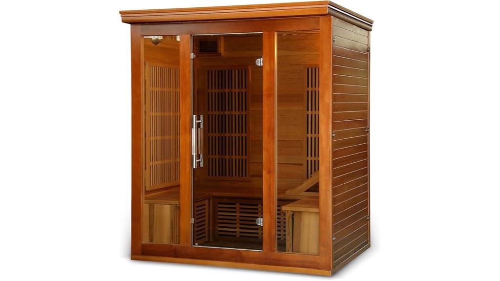cedar infrared sauna features
