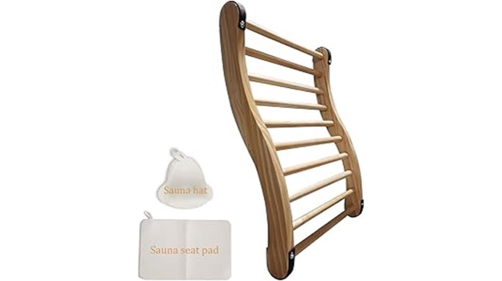 cedar sauna accessories set