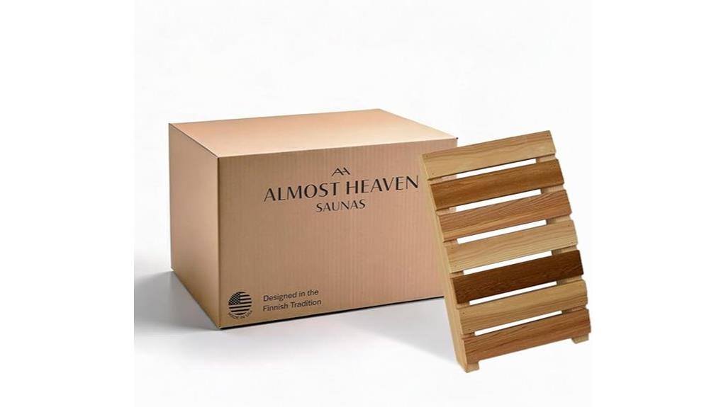 cedar sauna backrest