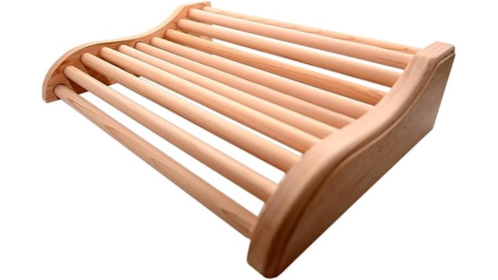 cedar sauna headrest pillow