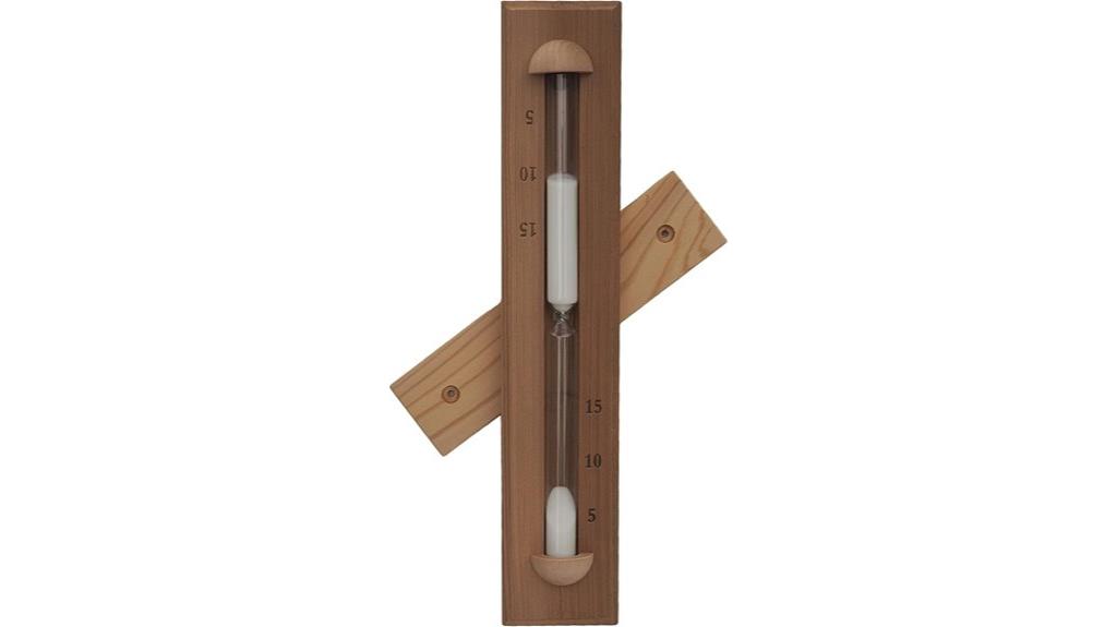 cedar wall sauna timer