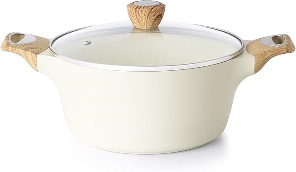 ceramic nonstick stock pot