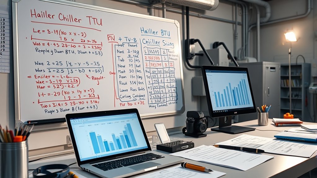 chiller capacity calculation method