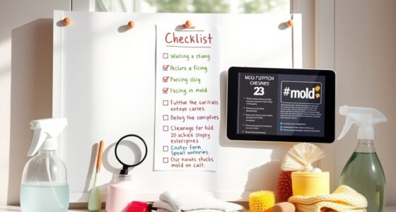 cleaning and mold prevention checklist