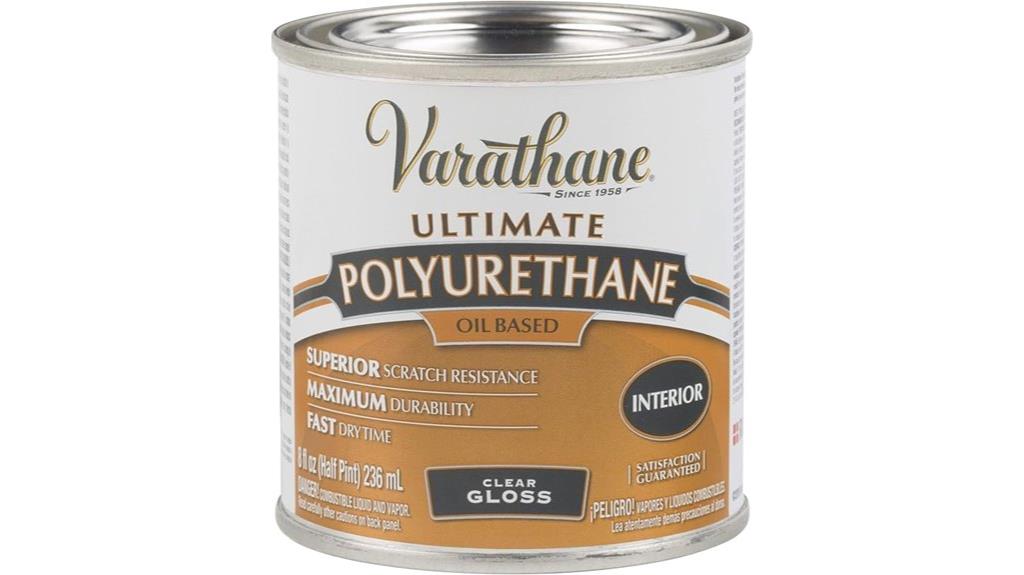 clear glass wood finish