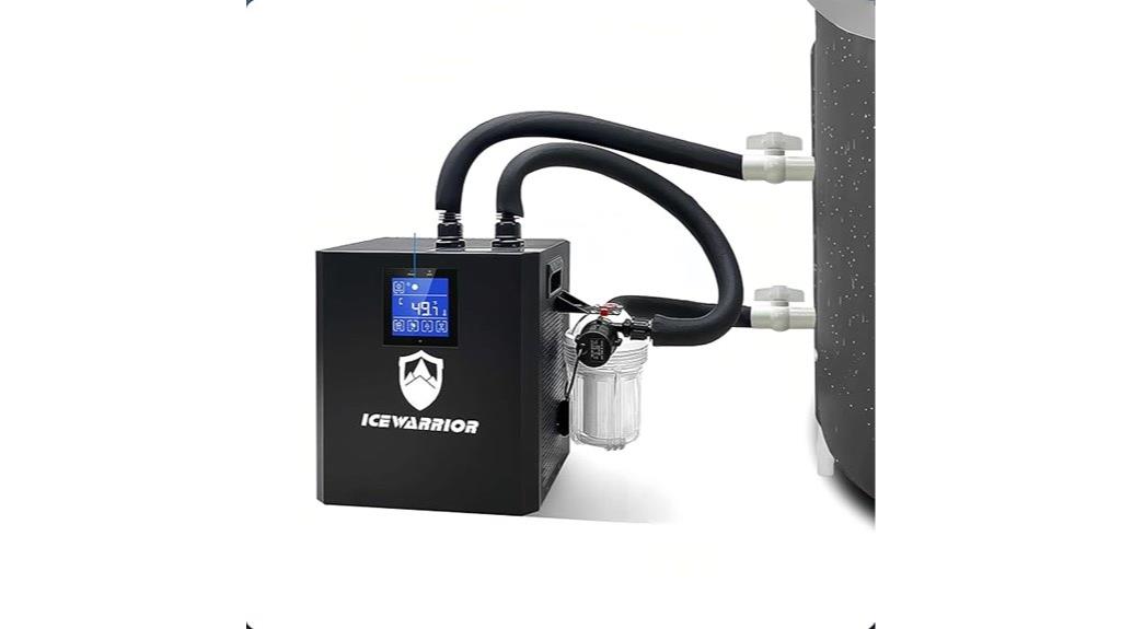 cold plunge chiller with remote