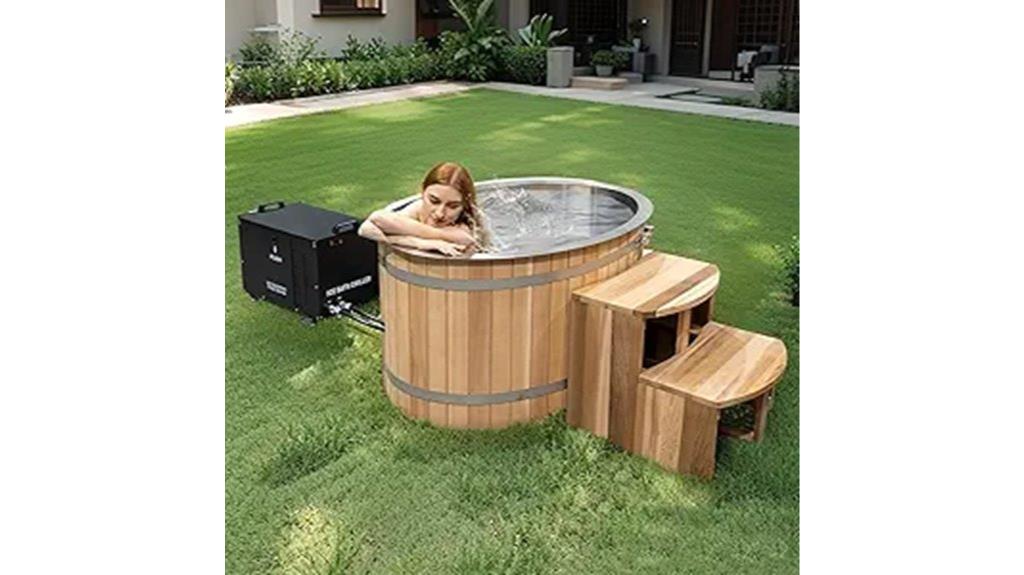 cold plunge tub with app
