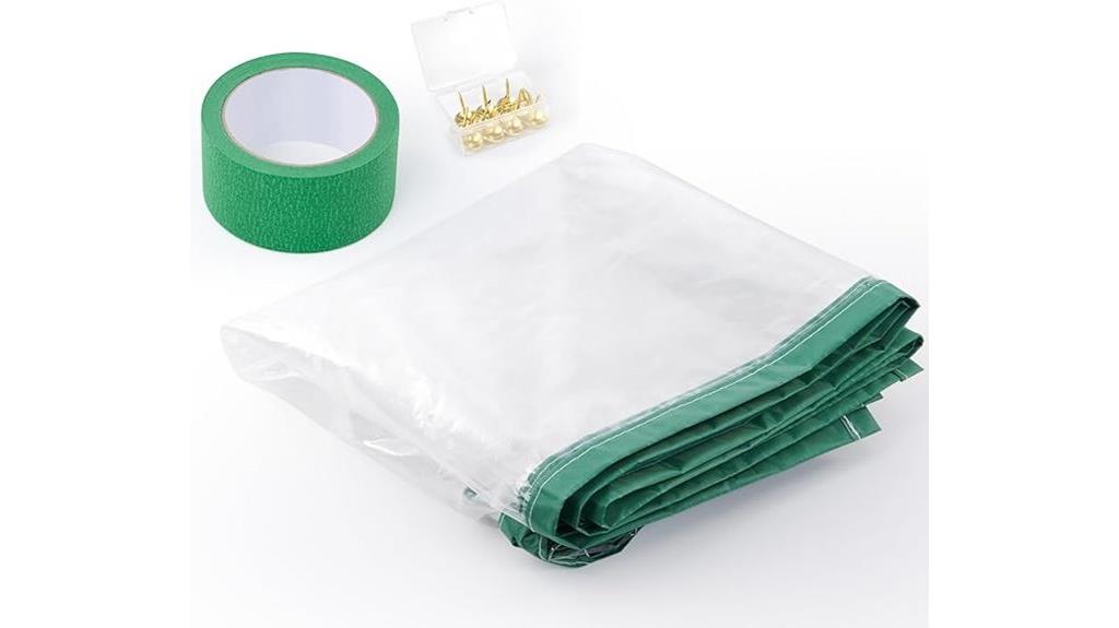 construction dust barrier door