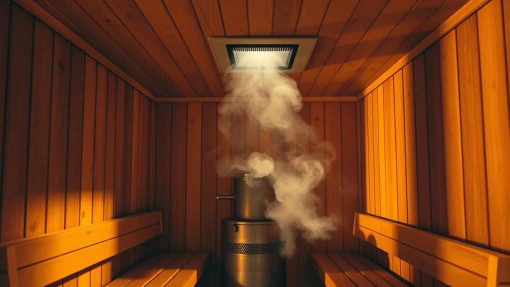 continuous sauna ventilation essential