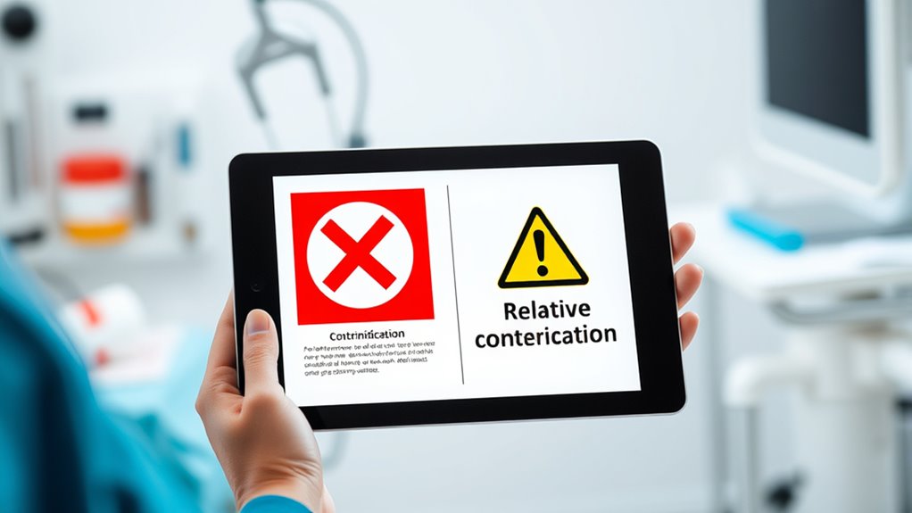 contraindication distinctions for safety