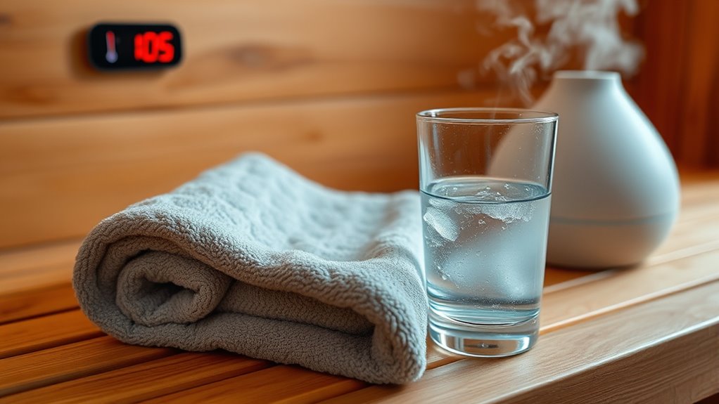 cool down and hydrate
