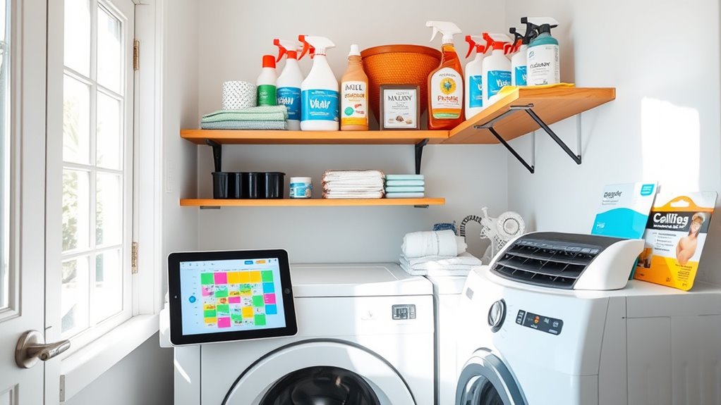 create efficient cleaning schedule