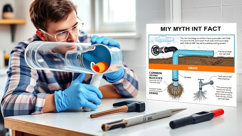 detect and clear drain blockages