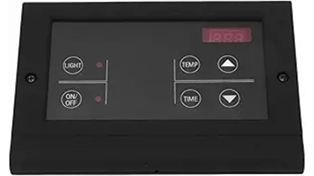 digital sauna timer control