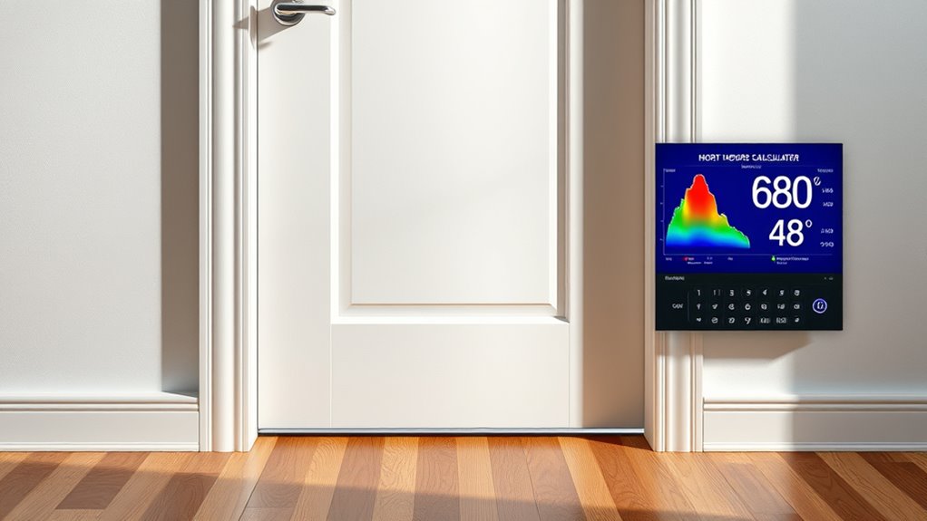 door heat loss analysis