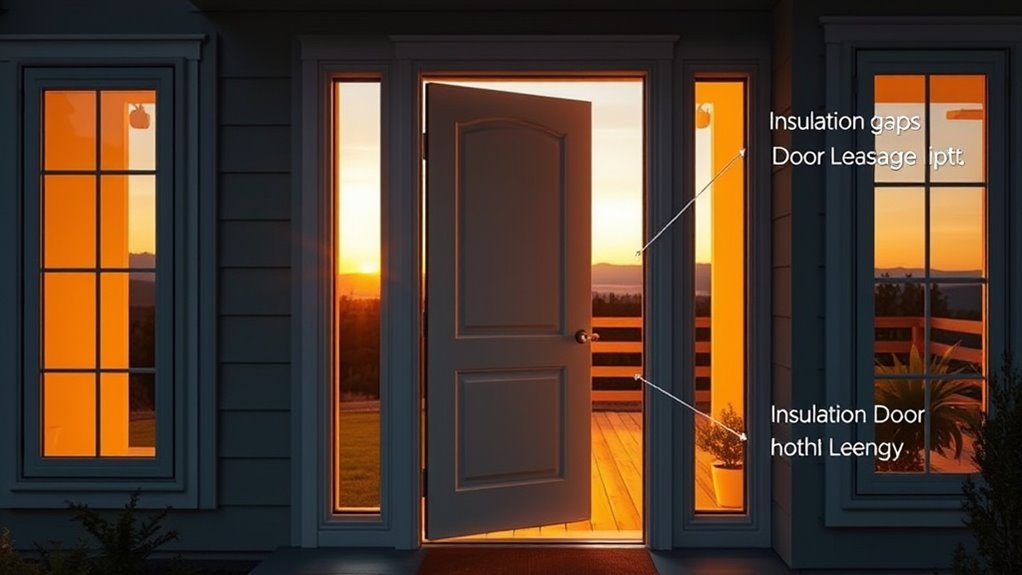 door placement influences energy efficiency