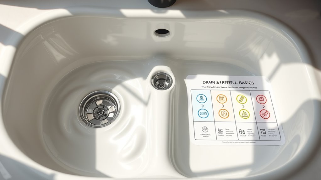 drain refill schedule guidelines