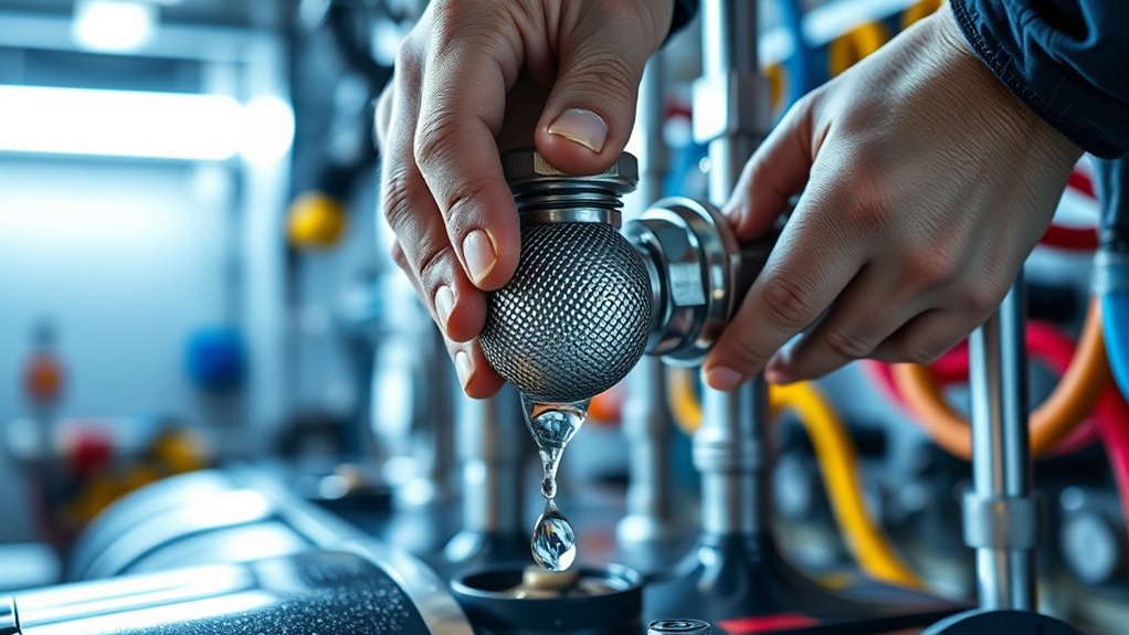 drain remove calibrate refill