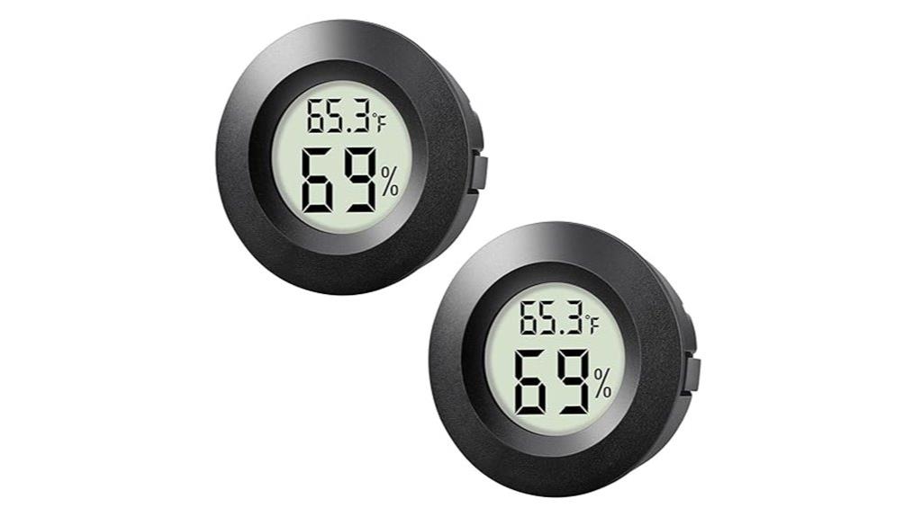 dual indoor outdoor humidity meters