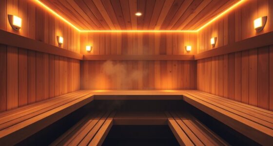 dual sauna lighting options