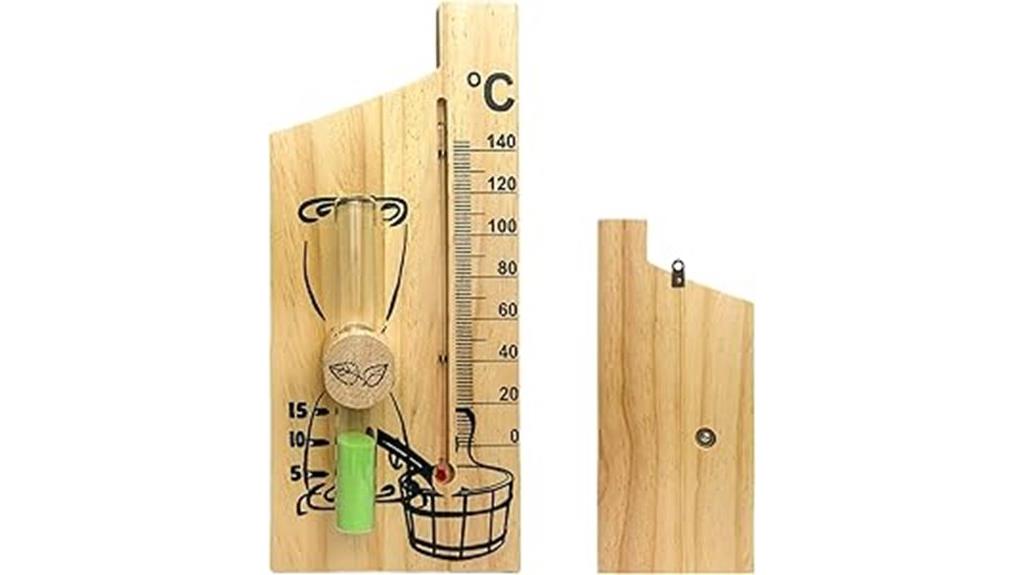 dual sauna timer thermometer