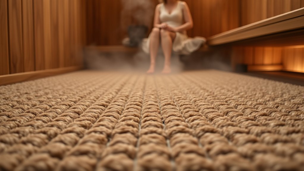 durable slip resistant sauna mats