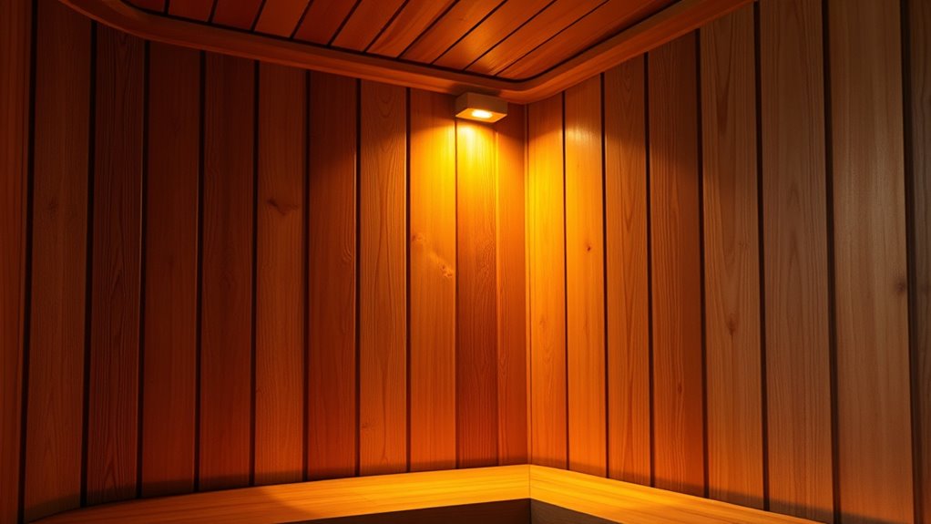 durable waterproof sauna lighting